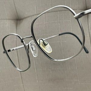 Men's Metal Round Eyeglasses - Silver